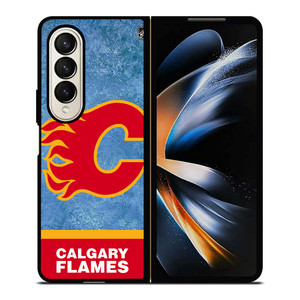 CALGARY FLAMES HOCKEY TEAM Samsung Galaxy Z Fold 4 Case Cover