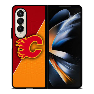 CALGARY FLAMES NHL HOCKEY LOGO Samsung Galaxy Z Fold 4 Case Cover