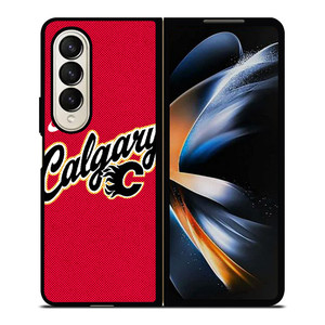 CALGARY FLAMES NHL HOCKEY NIKE Samsung Galaxy Z Fold 4 Case Cover