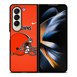 CLEVELAND BROWNS NFL FOOTBALL NIKE Samsung Galaxy Z Fold 4 Case Cover