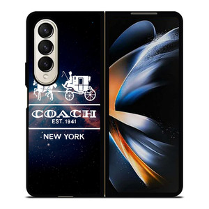 COACH NEW YORK NEBULA LOGO Samsung Galaxy Z Fold 4 Case Cover