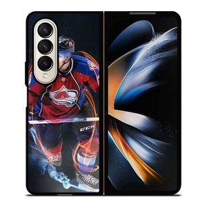 COLORADO AVALANCHE NATHAN MACKINNON Samsung Galaxy Z Fold 4 Case Cover COLORADO AVALANCHE NATHAN MACKINNON Samsung Galaxy Z Fold 4 Case Cover