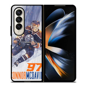 CONNOR MCDAVID EDMONTON OILERS 2 Samsung Galaxy Z Fold 4 Case Cover CONNOR MCDAVID EDMONTON OILERS 2 Samsung Galaxy Z Fold 4 Case Cover