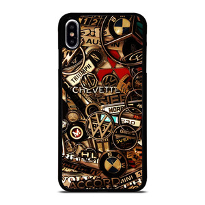 ALL CARS METAL LOGO iPhone XS Max Case Cover