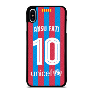 ANSU FATI 10 FC BARCELONA 2022 iPhone XS Max Case Cover ANSU FATI 10 FC BARCELONA 2022 iPhone XS Max Case Cover