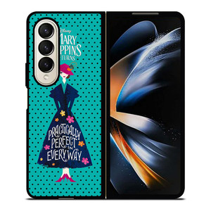 DISNEY MARY POPPINS POLKADOT Samsung Galaxy Z Fold 4 Case Cover