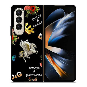 DOLCE AND GABBANA LUXURY PATTERN Samsung Galaxy Z Fold 4 Case Cover DOLCE AND GABBANA LUXURY PATTERN Samsung Galaxy Z Fold 4 Case Cover
