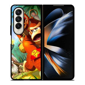 DONKEY KONG NINTENDO GAMES 4 Samsung Galaxy Z Fold 4 Case Cover DONKEY KONG NINTENDO GAMES 4 Samsung Galaxy Z Fold 4 Case Cover