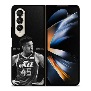 DONOVAN MITCHELL UTAH JAZZ Samsung Galaxy Z Fold 4 Case Cover DONOVAN MITCHELL UTAH JAZZ Samsung Galaxy Z Fold 4 Case Cover