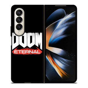 DOOM ETERNAL GAMES LOGO BLACK Samsung Galaxy Z Fold 4 Case Cover