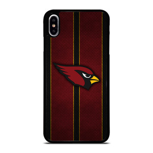 ARIZONA CARDINALS NFL METAL STRIPE iPhone XS Max Case Cover ARIZONA CARDINALS NFL METAL STRIPE iPhone XS Max Case Cover