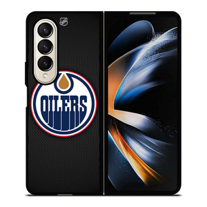 EDMONTON OILERS HOCKEY NHL LOGO Samsung Galaxy Z Fold 4 Case Cover