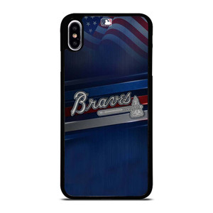 ATLANTA BRAVES MLB LOGO iPhone XS Max Case Cover