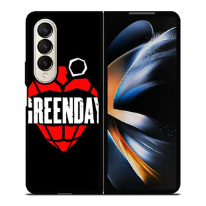 GREEN DAY ROCK BAND AMERICAN IDIOT Samsung Galaxy Z Fold 4 Case Cover