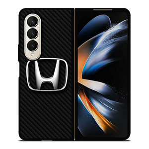 HONDA MOTOR CARBON FIBER Samsung Galaxy Z Fold 4 Case Cover