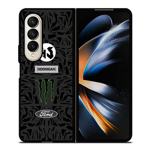 HOONIGAN MONSTER FORD RACING Samsung Galaxy Z Fold 4 Case Cover HOONIGAN MONSTER FORD RACING Samsung Galaxy Z Fold 4 Case Cover