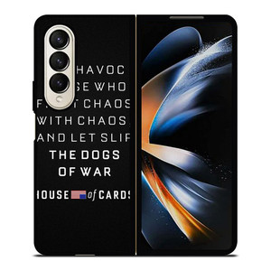 HOUSE OF CARDS QUOTES Samsung Galaxy Z Fold 4 Case Cover
