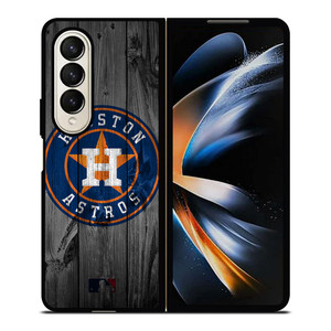 HOUSTON ASTROS BASEBALL MLB WOOD LOGO Samsung Galaxy Z Fold 4 Case Cover HOUSTON ASTROS BASEBALL MLB WOOD LOGO Samsung Galaxy Z Fold 4 Case Cover