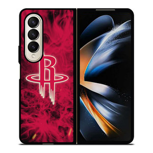 HOUSTON ROCKET BASKETBALL NBA FIRE Samsung Galaxy Z Fold 4 Case Cover