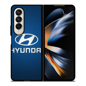 HYUNDAI MOTOR BLUE LOGO Samsung Galaxy Z Fold 4 Case Cover