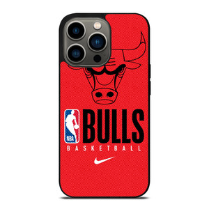 CHICAGO BULLS NBA BASKETBALL LOGO iPhone 13 Pro Case Cover