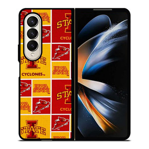 IOWA STATE CYCLONES FOOTBALL COLLAGE Samsung Galaxy Z Fold 4 Case Cover IOWA STATE CYCLONES FOOTBALL COLLAGE Samsung Galaxy Z Fold 4 Case Cover
