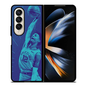 JA MORANT MEMPHIS GRIZZLIES DUNK 2 Samsung Galaxy Z Fold 4 Case Cover