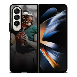 JALEN HURTS PHILADELPHIA EAGLES NFL Samsung Galaxy Z Fold 4 Case Cover JALEN HURTS PHILADELPHIA EAGLES NFL Samsung Galaxy Z Fold 4 Case Cover