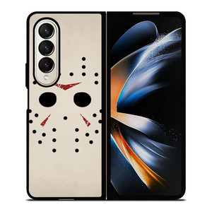 JASON FRIDAY THE 13TH MASK ICON Samsung Galaxy Z Fold 4 Case Cover JASON FRIDAY THE 13TH MASK ICON Samsung Galaxy Z Fold 4 Case Cover