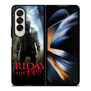 JASON VOORHEES FRIDAY THE 13TH Samsung Galaxy Z Fold 4 Case Cover JASON VOORHEES FRIDAY THE 13TH Samsung Galaxy Z Fold 4 Case Cover