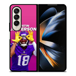 JUSTIN JEFFERSON MINNESOTA VIKINGS Samsung Galaxy Z Fold 4 Case Cover