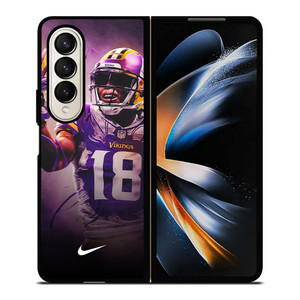 JUSTIN JEFFERSON NIKE NFL Samsung Galaxy Z Fold 4 Case Cover