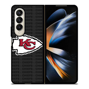 KANSAS CITY CHIEFS FOOTBALL TEXT Samsung Galaxy Z Fold 4 Case Cover KANSAS CITY CHIEFS FOOTBALL TEXT Samsung Galaxy Z Fold 4 Case Cover