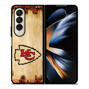 KANSAS CITY CHIEFS NFL FOOTBALL BRICKED Samsung Galaxy Z Fold 4 Case Cover