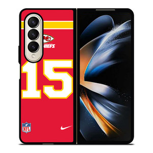 KANSAS CITY CHIEFS PATRICK MAHOMES 15 NFL NIKE Samsung Galaxy Z Fold 4 Case Cover