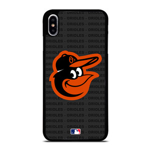 BALTIMORE ORIOLES BASEBALL BLACK iPhone XS Max Case Cover BALTIMORE ORIOLES BASEBALL BLACK iPhone XS Max Case Cover