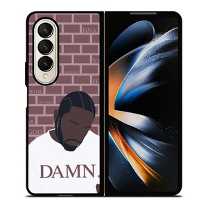 KENDRICK LAMAR DAMN CARTOON Samsung Galaxy Z Fold 4 Case Cover KENDRICK LAMAR DAMN CARTOON Samsung Galaxy Z Fold 4 Case Cover