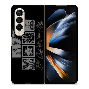 KISS ROCK BAND MEMBER ICON Samsung Galaxy Z Fold 4 Case Cover KISS ROCK BAND MEMBER ICON Samsung Galaxy Z Fold 4 Case Cover