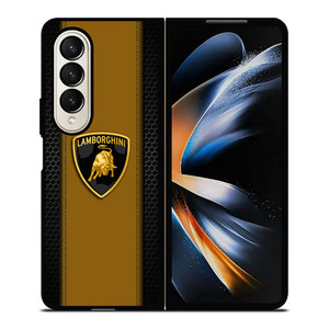 LAMBORGHINI CAR METAL CARBON Samsung Galaxy Z Fold 4 Case Cover