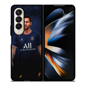 LIONEL MESSI PARIS SAINT GERMAIN PSG 3 Samsung Galaxy Z Fold 4 Case Cover