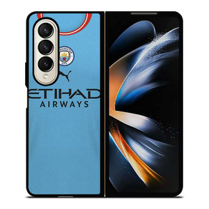 MANCHESTER CITY 2022-23 JERSEY Samsung Galaxy Z Fold 4 Case Cover