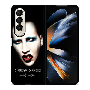 MARILYN MANSON SINGER SCARY Samsung Galaxy Z Fold 4 Case Cover