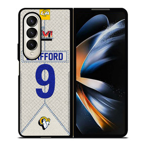 MATTHEW STAFFORD LOS ANGELES RAMS NFL SUPER BOWL LVI Samsung Galaxy Z Fold 4 Case Cover