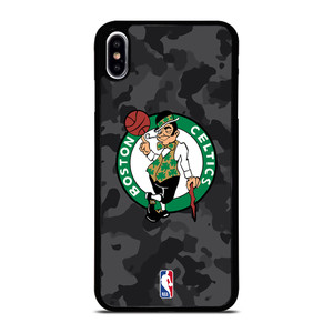 BOSTON CELTICS BLACK CAMO iPhone XS Max Case Cover