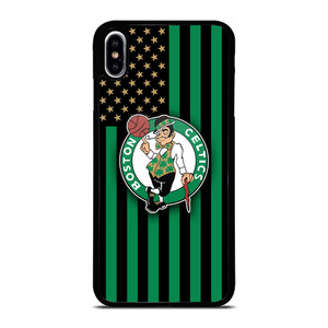 BOSTON CELTICS NBA USA FLAG iPhone XS Max Case Cover BOSTON CELTICS NBA USA FLAG iPhone XS Max Case Cover