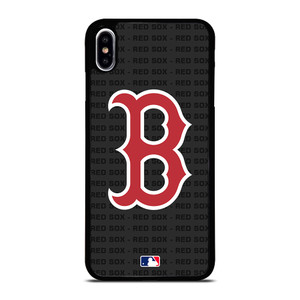 BOSTON RED SOX BASEBALL BLACK iPhone XS Max Case Cover BOSTON RED SOX BASEBALL BLACK iPhone XS Max Case Cover