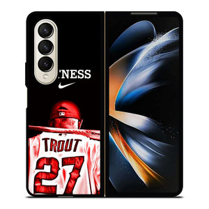 MIKE TROUT LOS ANGELES ANGELS BASEBALL Samsung Galaxy Z Fold 4 Case Cover MIKE TROUT LOS ANGELES ANGELS BASEBALL Samsung Galaxy Z Fold 4 Case Cover