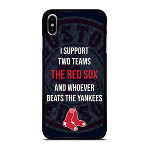 BOSTON RED SOX MLB BASEBALL BANTER FANS 2 iPhone XS Max Case Cover BOSTON RED SOX MLB BASEBALL BANTER FANS 2 iPhone XS Max Case Cover