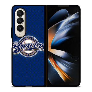 MILWAUKEE BREWERS MLB BASEBALL LOGO Samsung Galaxy Z Fold 4 Case Cover