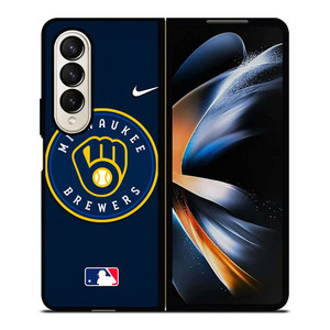 MILWAUKEE BREWERS MLB BASEBALL NIKE Samsung Galaxy Z Fold 4 Case Cover MILWAUKEE BREWERS MLB BASEBALL NIKE Samsung Galaxy Z Fold 4 Case Cover